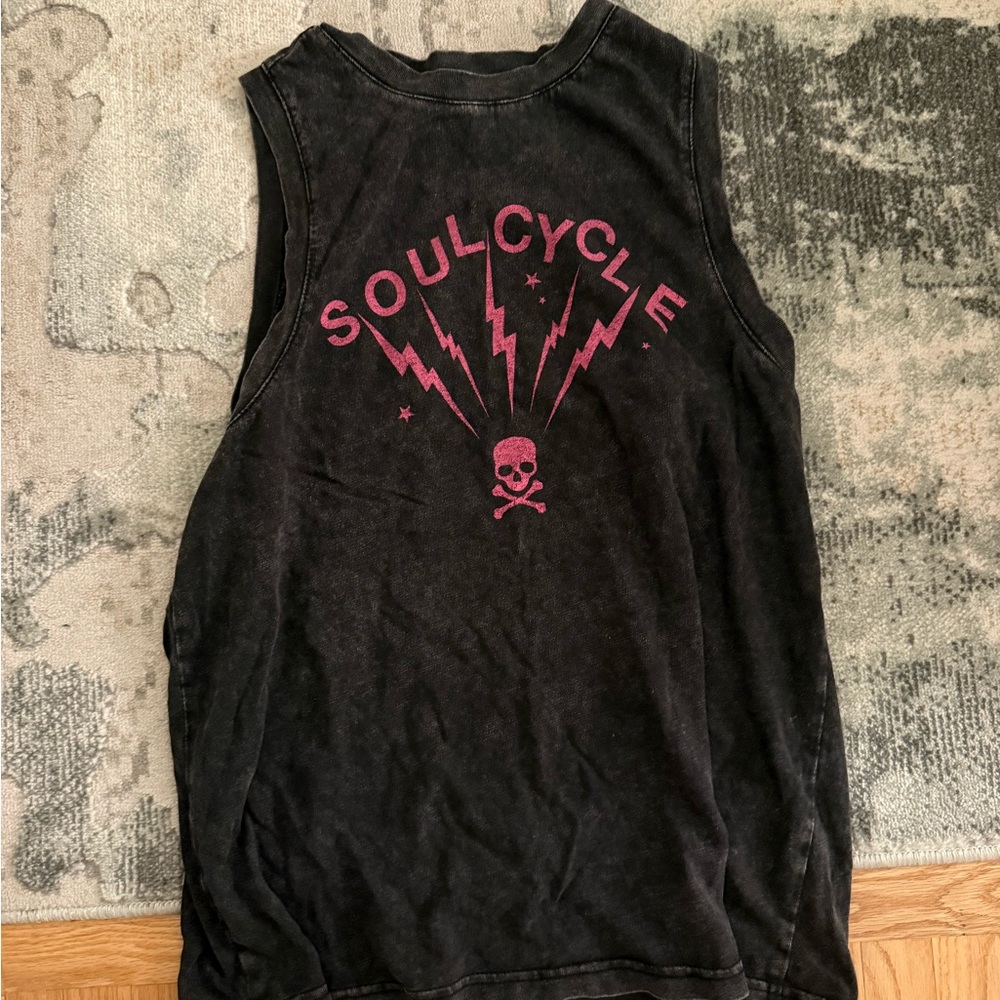 Vintage SoulCycle Black Sleeveless Tank
